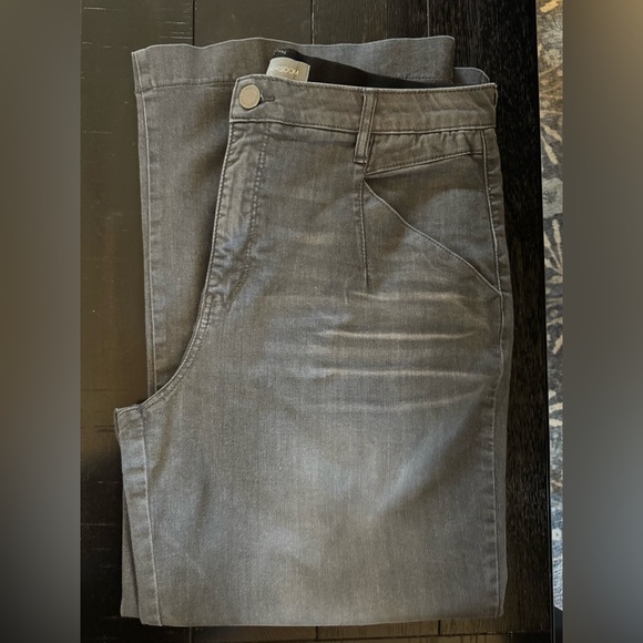 Wit & Wisdom Light Gray Wide-Leg Jeans - Picture 6 of 10